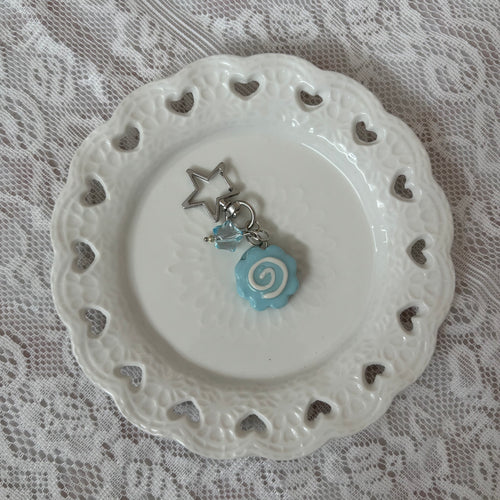fish cake keychains ˖᯽ ݁˖
