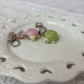 melonpan turtle keychains ⋆˚꩜｡