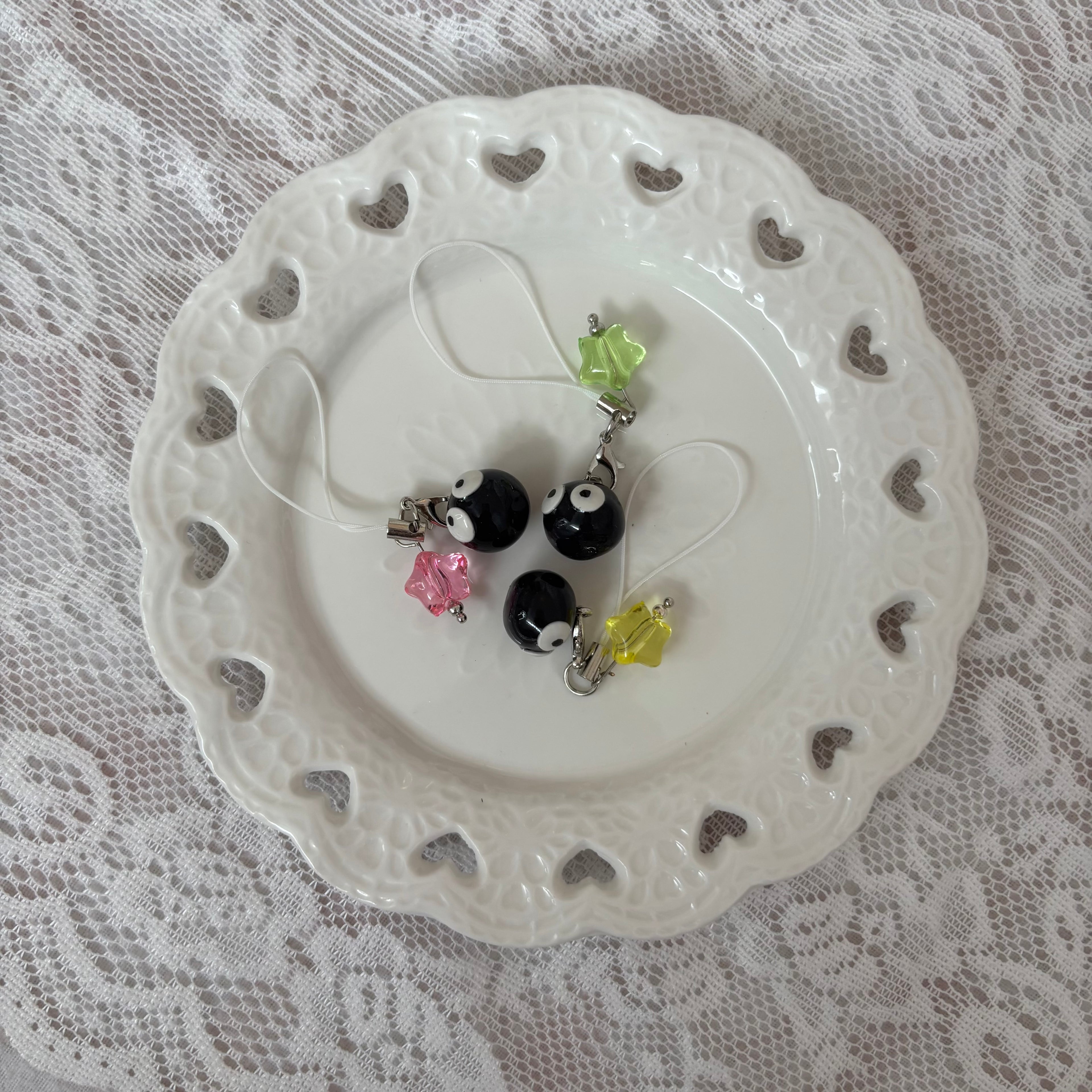 soot sprite phone charms ⋆˚꩜｡