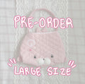 PRE–ORDER large strawberry seal tote (•⩊• っ)3