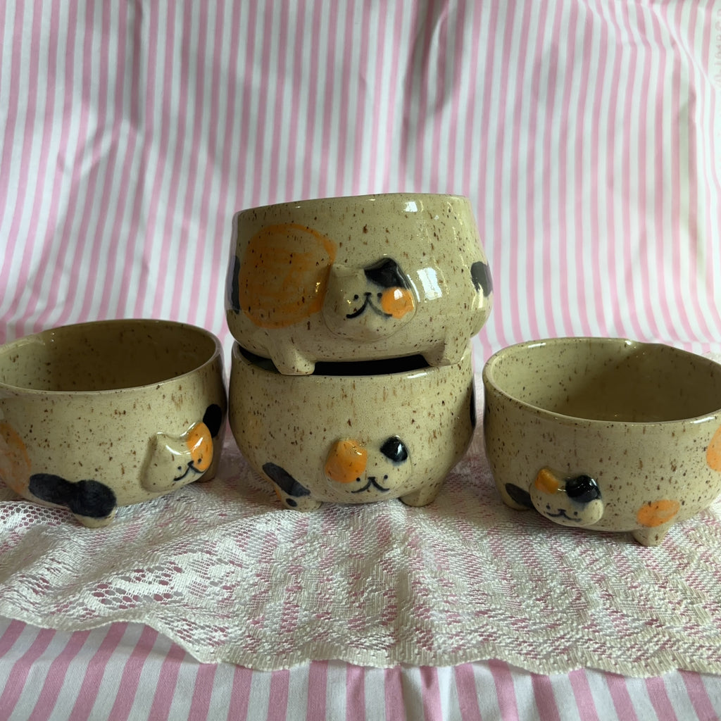 rosie cat matcha bowls 🍵