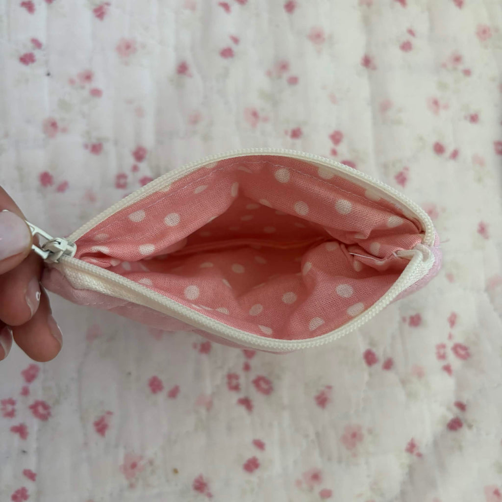 strawberry cake mini pouch .✦ ݁˖