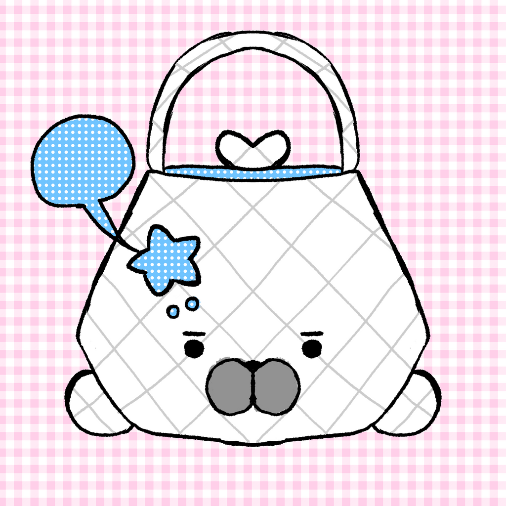 PRE–ORDER white seal tote (•⩊• っ)3