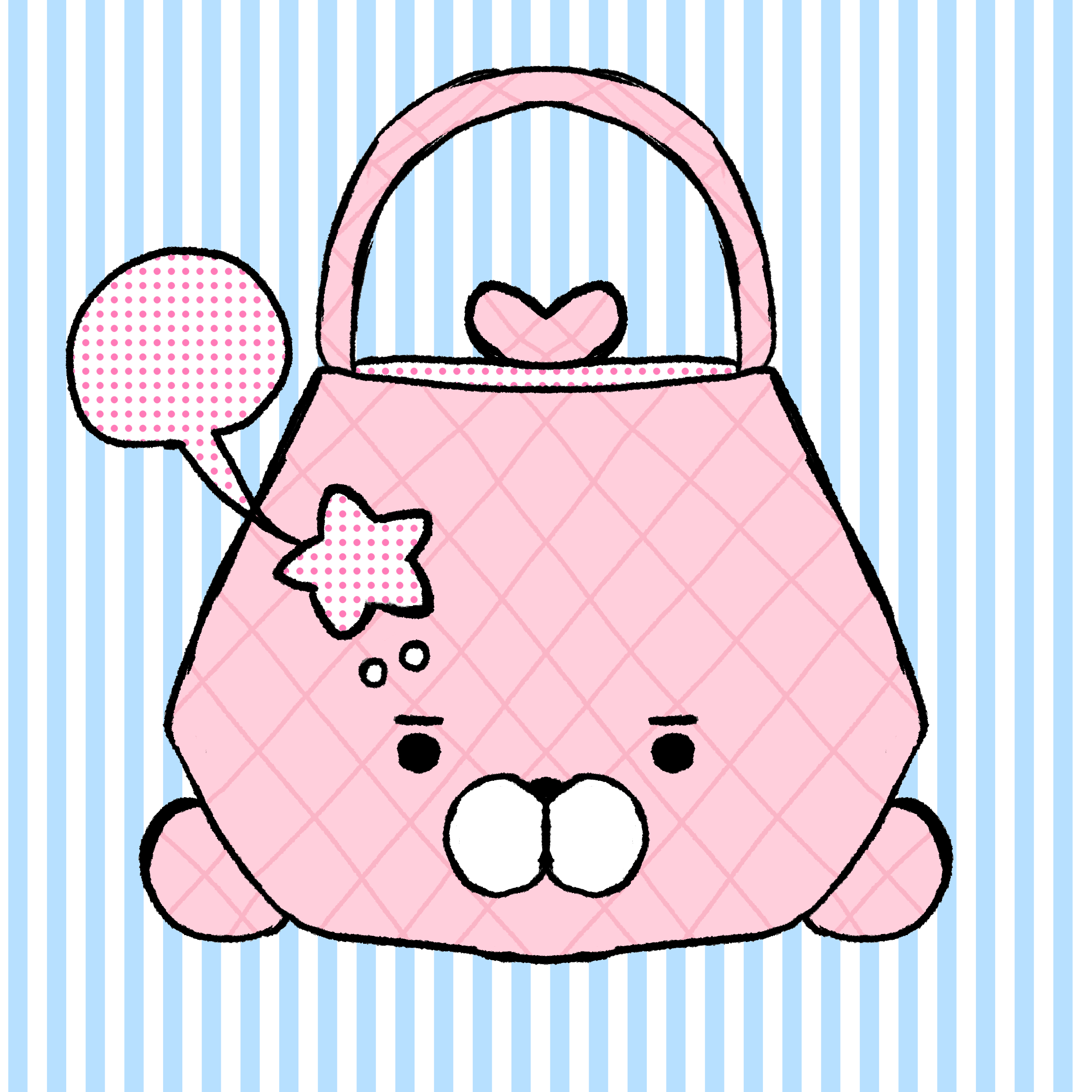 PRE–ORDER strawberry seal tote (•⩊• っ)3