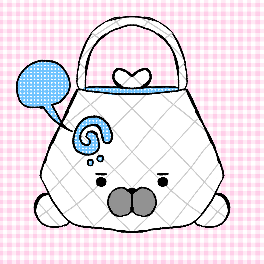 PRE–ORDER white seal tote (•⩊• っ)3